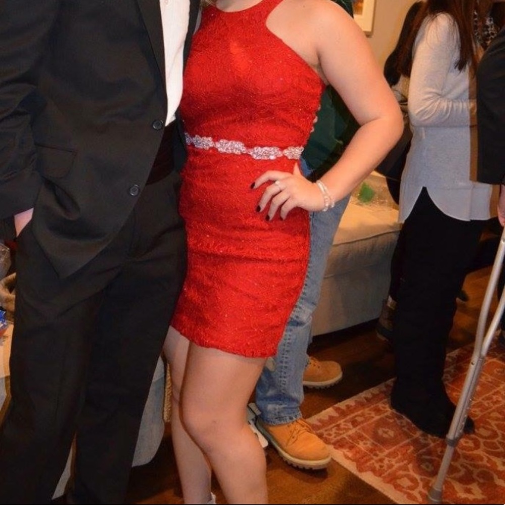 Macy’s  Lace Formal Dress